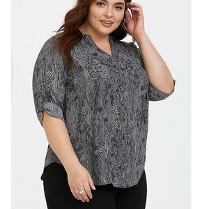 NWT Torrid 3X Animal Print Top